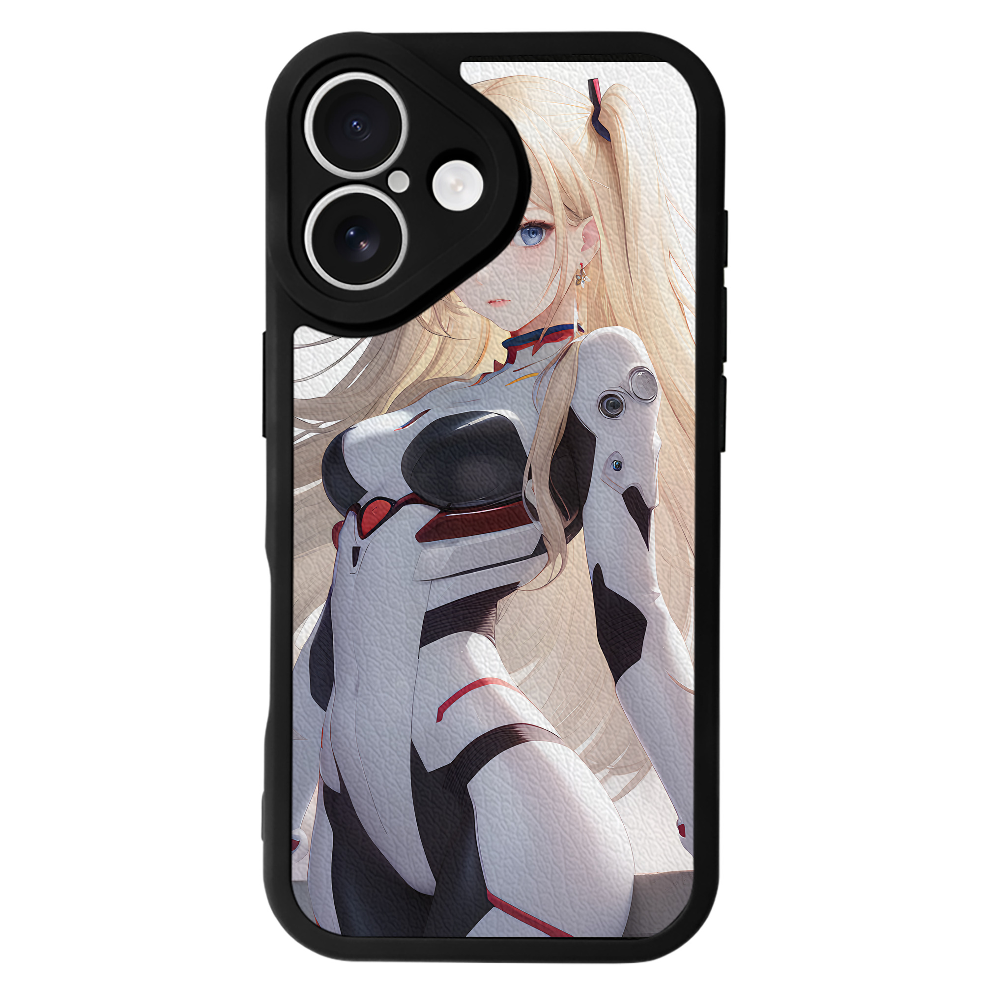（画像用） EVA 新世紀エヴァンゲリオン 【iPhone 16シリーズ対応】シリコンスマホケース（レザー調） 材質：シリコン
